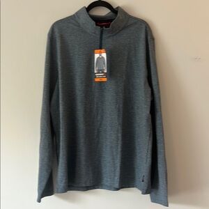 Gerry Weber Heathered Gray Long Sleeve 1/4 Zip